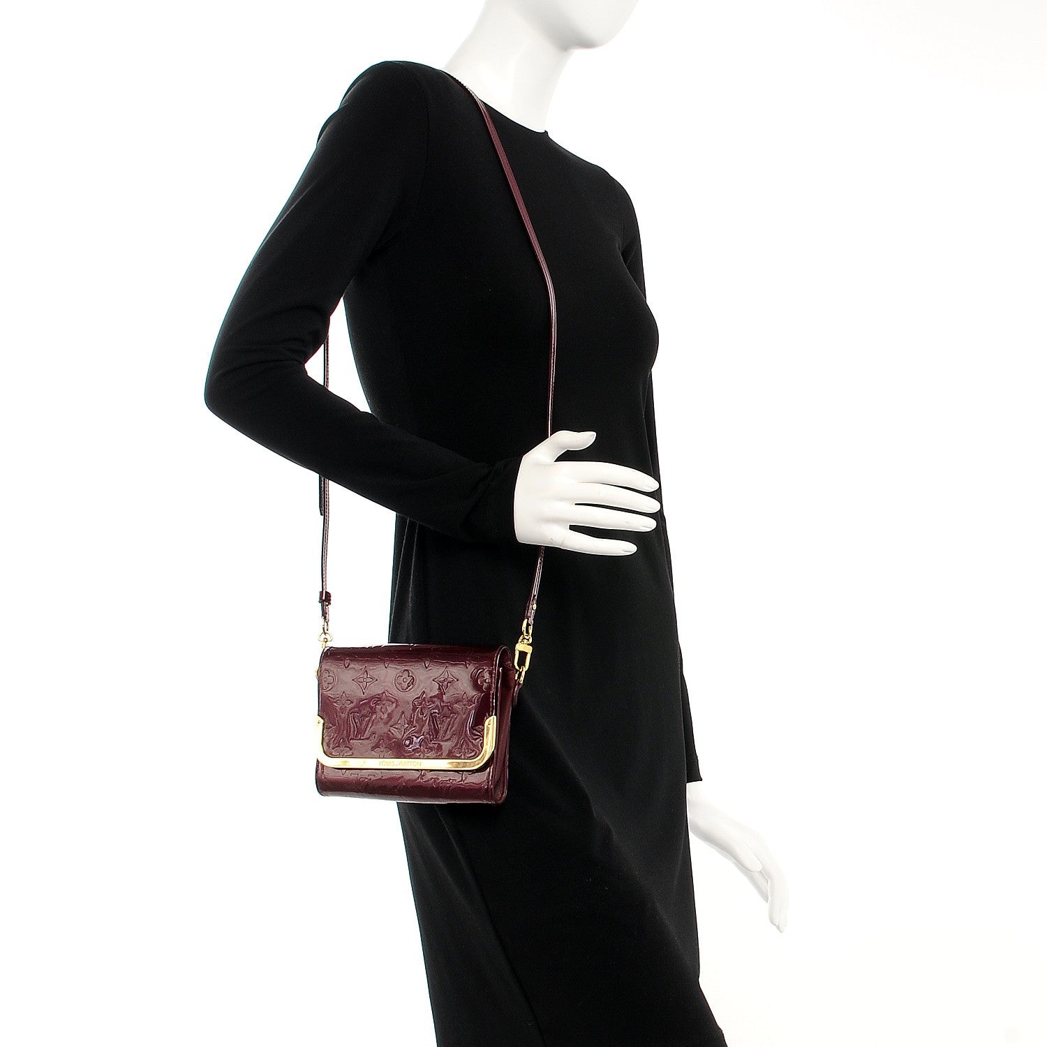 Louis Vuitton Vernis Rossmore PM Rouge Fauviste 2 of 7