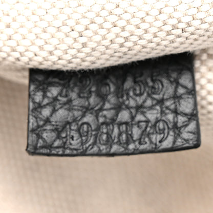 Gucci Monogram Jumbo GG Calfskin Web Large Shopping Tote Black 8 of 12