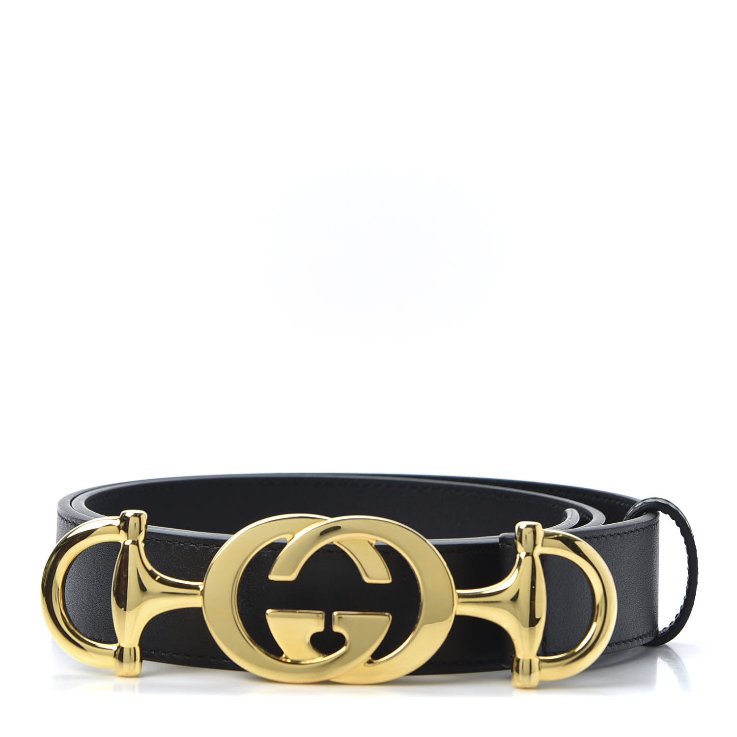Gucci Calfskin Zumi 30mm Belt 80 32 Black 1 of 4