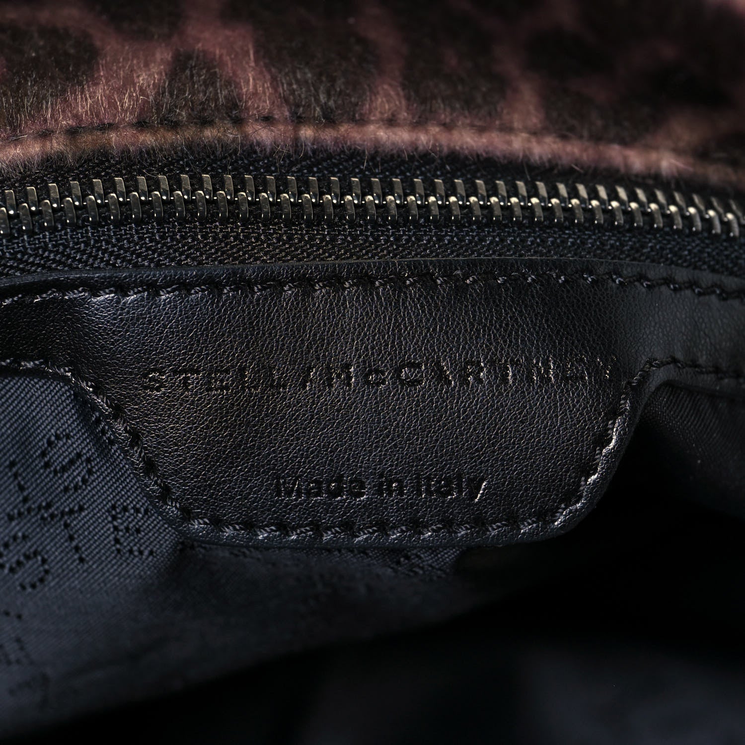 Stella McCartney Faux Calf Hair Leopard Print Small Falabella Tote Brown 6 of 12
