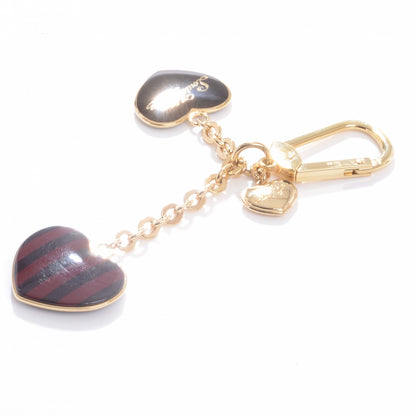 Louis Vuitton Rayures Coeur Bag Charm Key Holder Amarante 2 of 4