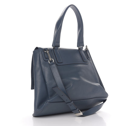 Givenchy Grained Calfskin Medium Pandora Pure Flap Bag Blue Mineral 3 of 12
