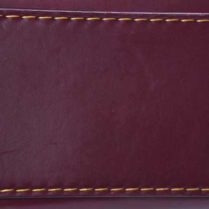 Celine Smooth Calfskin Small Edge Shoulder Bag Burgundy 13 of 13