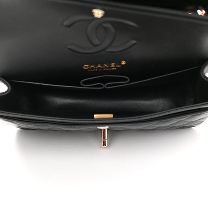 Chanel Lambskin Quilted Small Double Flap Black 5 of 9