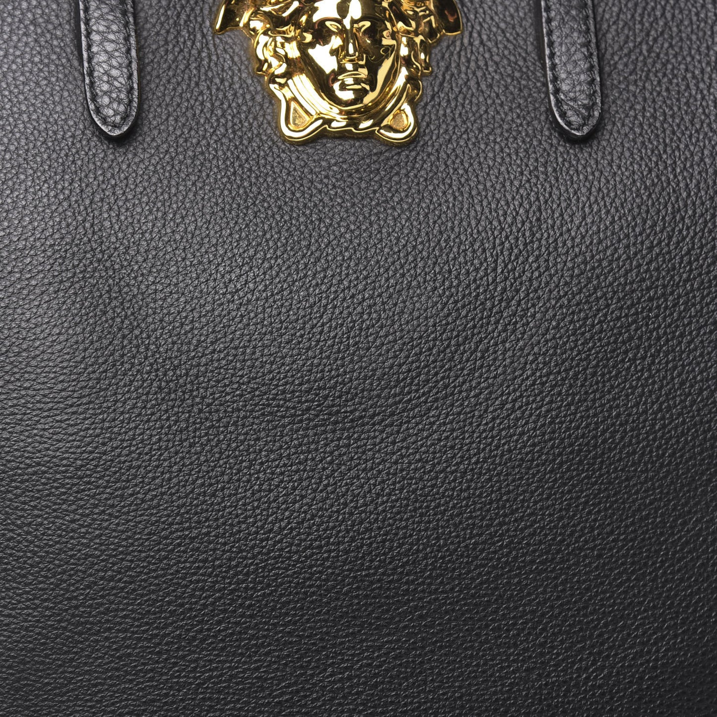 Cervo Embossed Vitello Medusa Tote Black