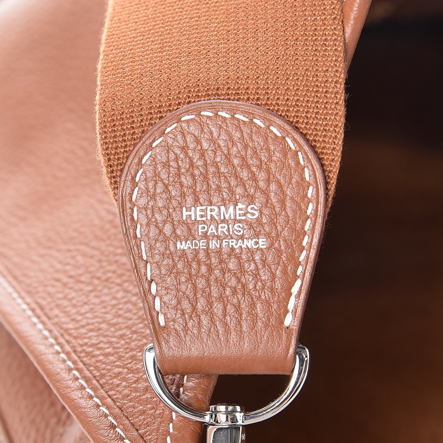 Hermes Taurillon Clemence Evelyne III GM Gold 6 of 9