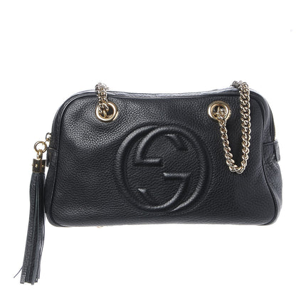 Gucci Pebbled Calfskin Small Soho Bowler Black 1 of 7