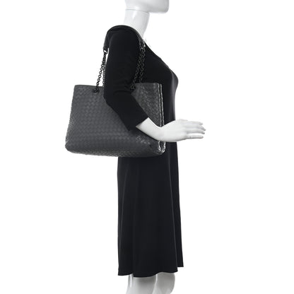 Bottega Veneta Nappa Intrecciato Medium Tote Grey 2 of 12