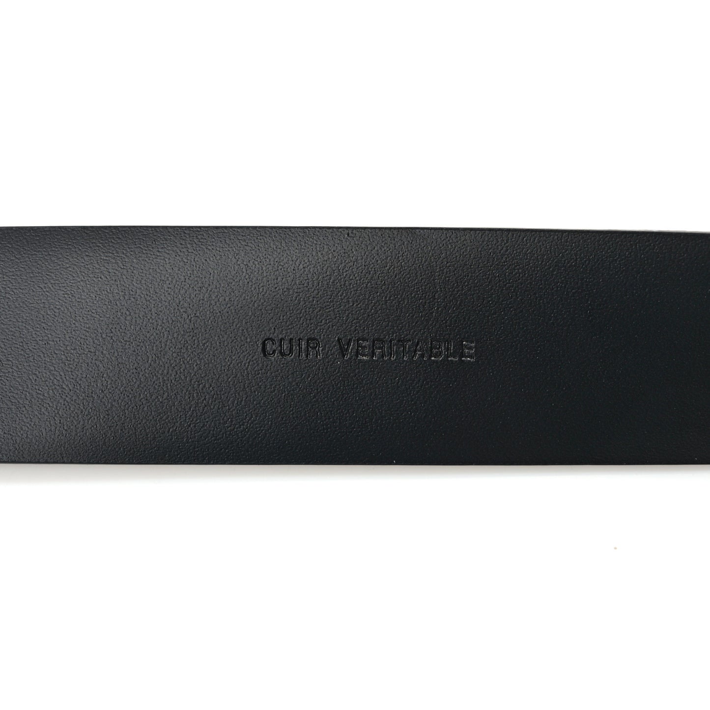 Suede Pearl Crystal CC Belt 85 34 Black