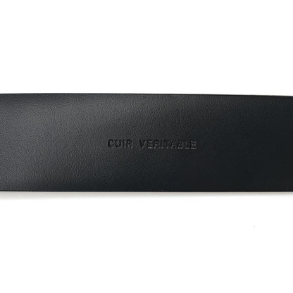 Chanel Suede Pearl Crystal CC Belt 85 34 Black 5 of 5