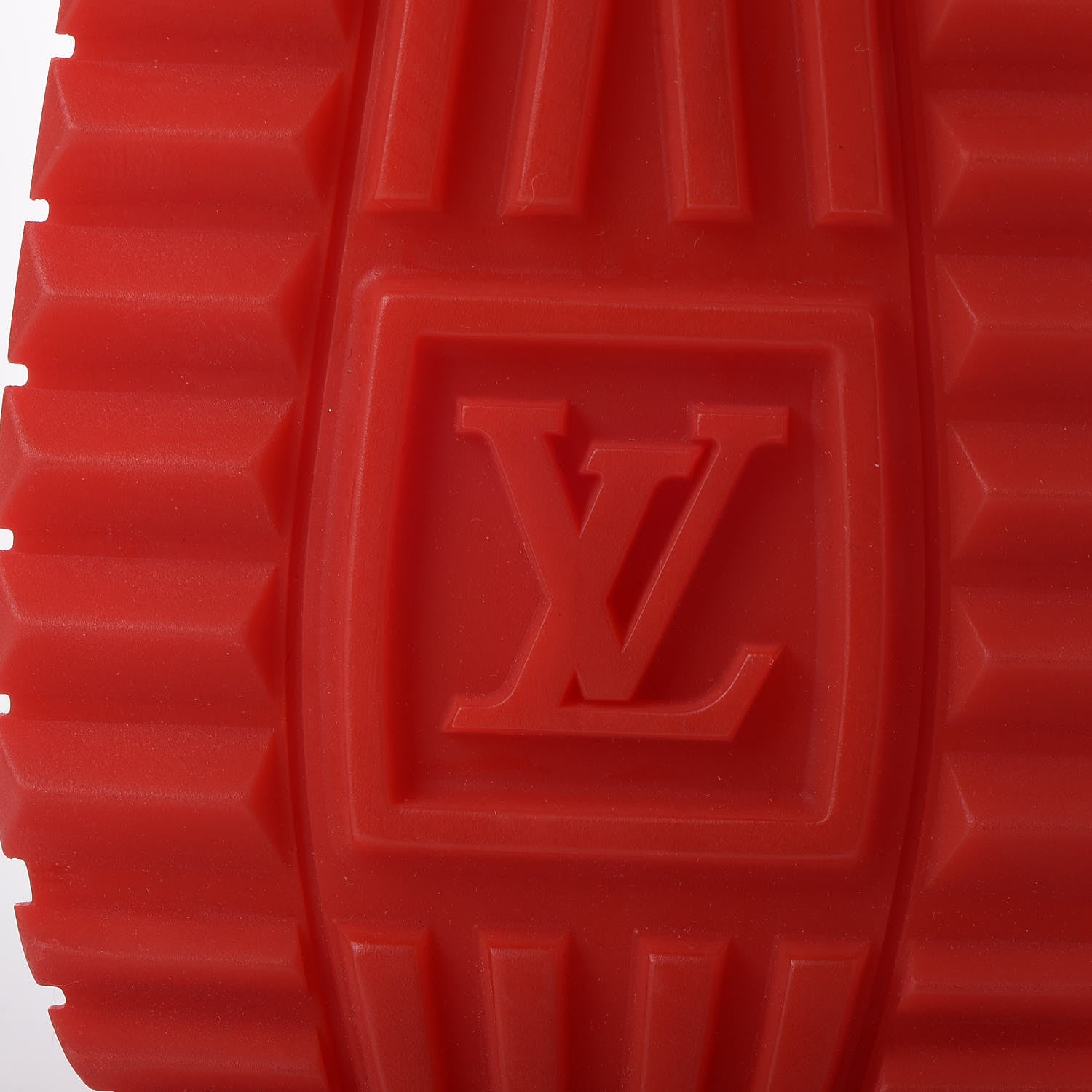 Louis Vuitton Epi Calfskin Textile Run Away Sneakers 37 Rouge 6 of 8
