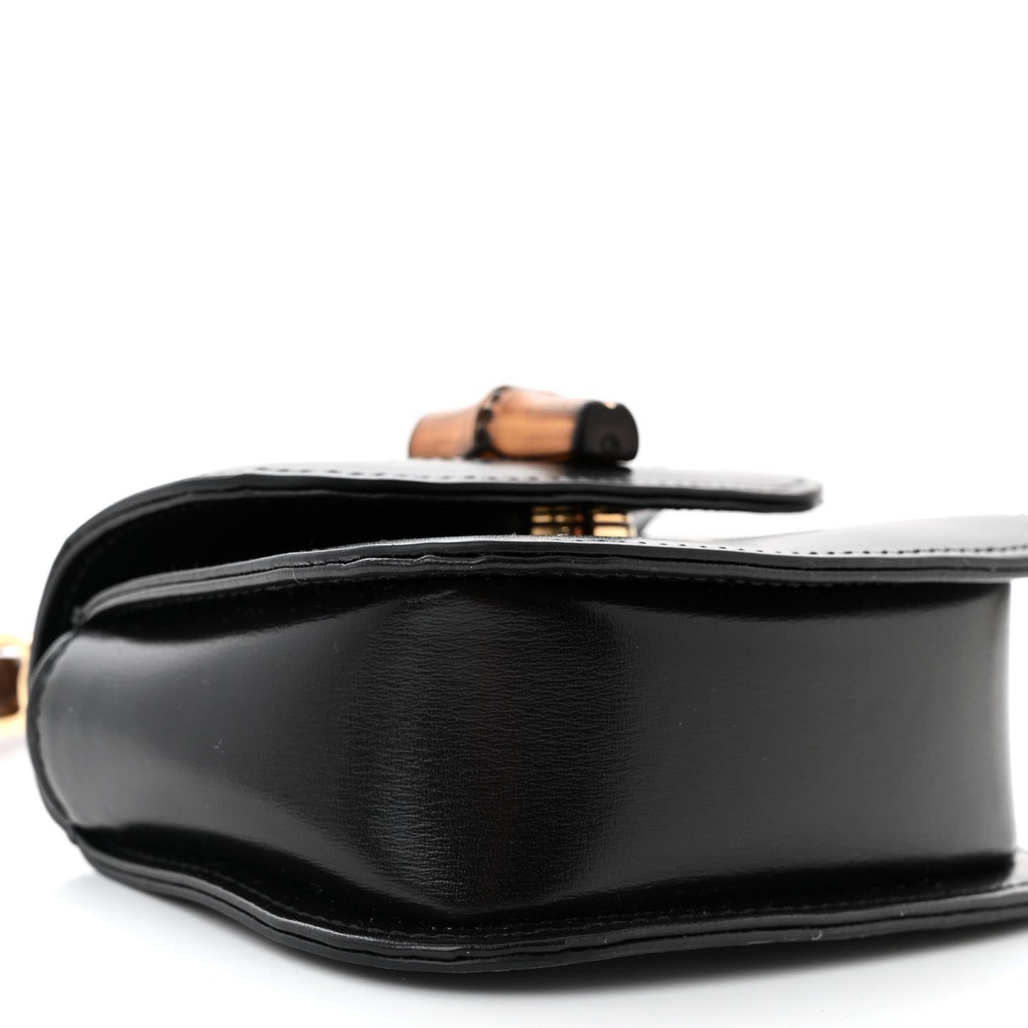 Boarded Dyana Lux Nano Bamboo 1947 Top Handle Chain Bag Black