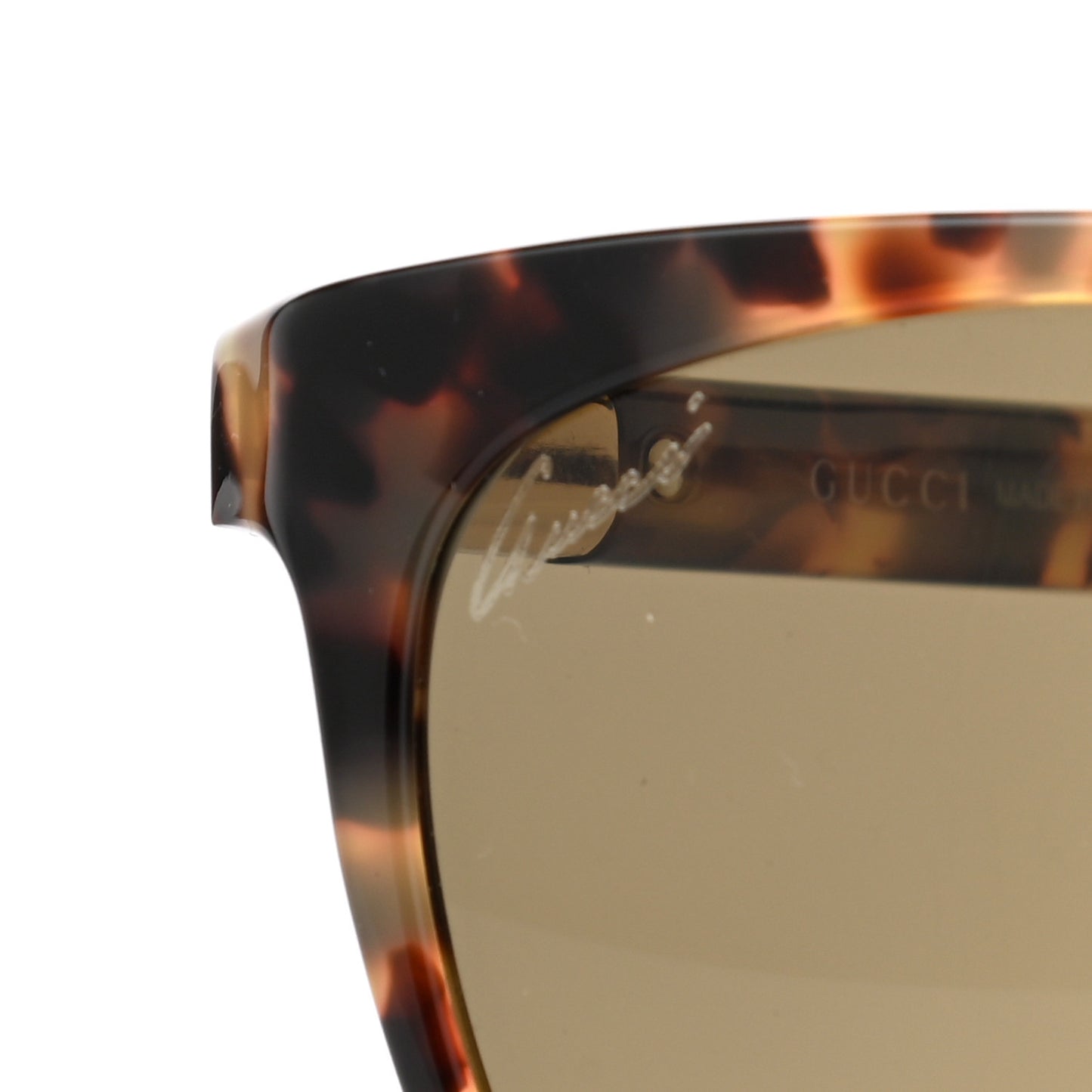 Tortoise Shell Oversized Sunglasses GG 3502/S