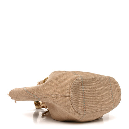 Christian Louboutin Raffia Woven By My Side Shoulder Bag Natural 3 of 8