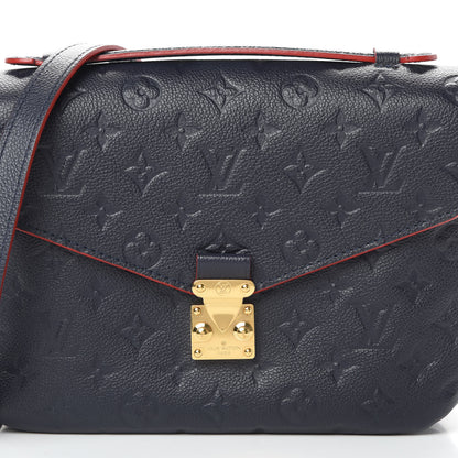 Louis Vuitton Empreinte Pochette Metis Marine Rouge 9 of 13