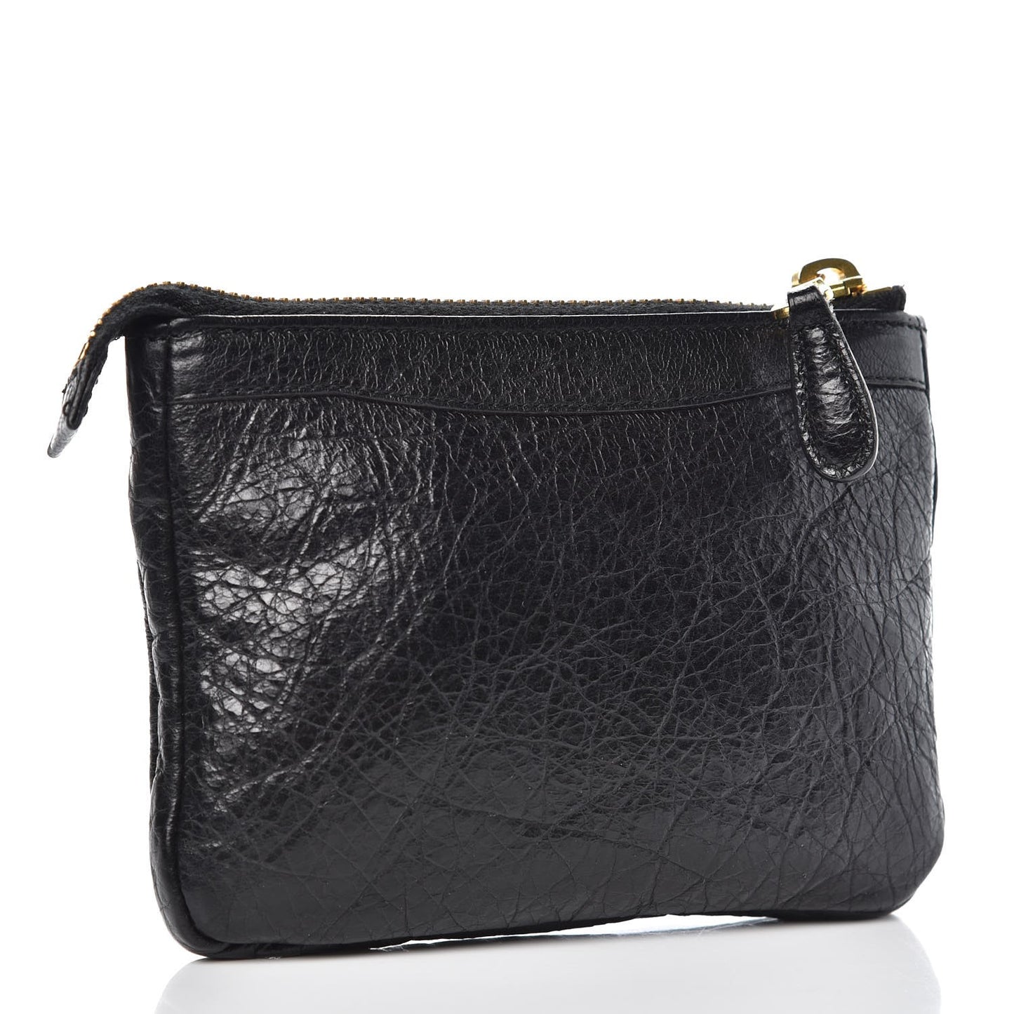 Agneau Giant 12 Gold Hardware M Porte-Monnaie Coin Purse Black
