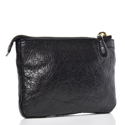 Balenciaga Agneau Giant 12 Gold Hardware M Porte-Monnaie Coin Purse Black 3 of 7
