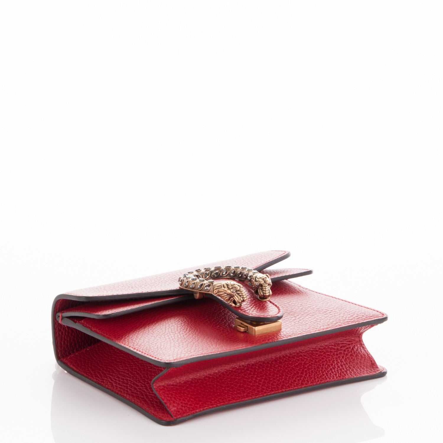 Gucci Calfskin Mini Dionysus Shoulder Bag Hibiscus Red 5 of 7