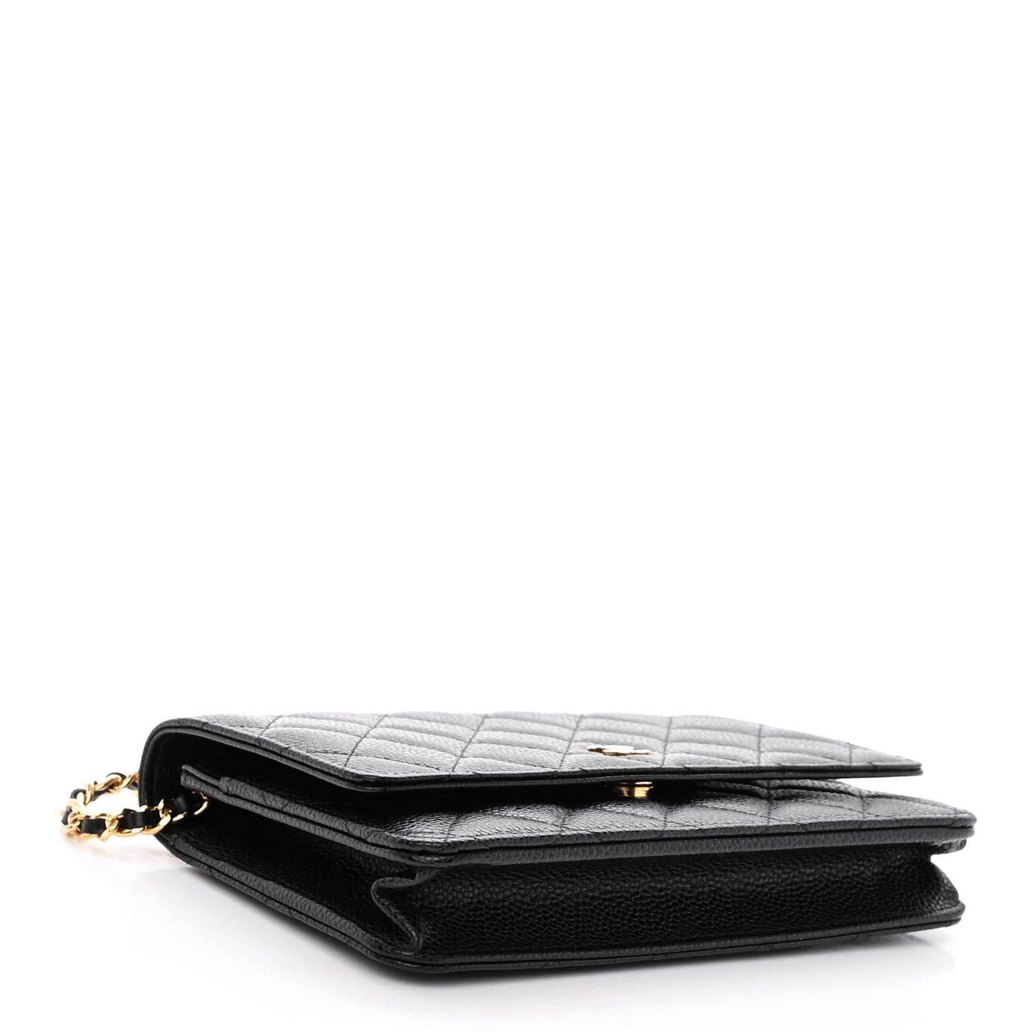 Chanel Caviar Quilted Wallet on Chain WOC Black 4 of 11