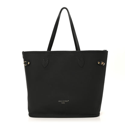 Louis Vuitton Monogram Calfskin Neo Neverfull Inside Out MM Black 3 of 15