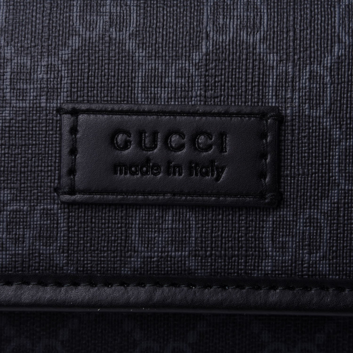 Gucci GG Supreme Monogram Web Slim Belt Bag Black 4 of 4