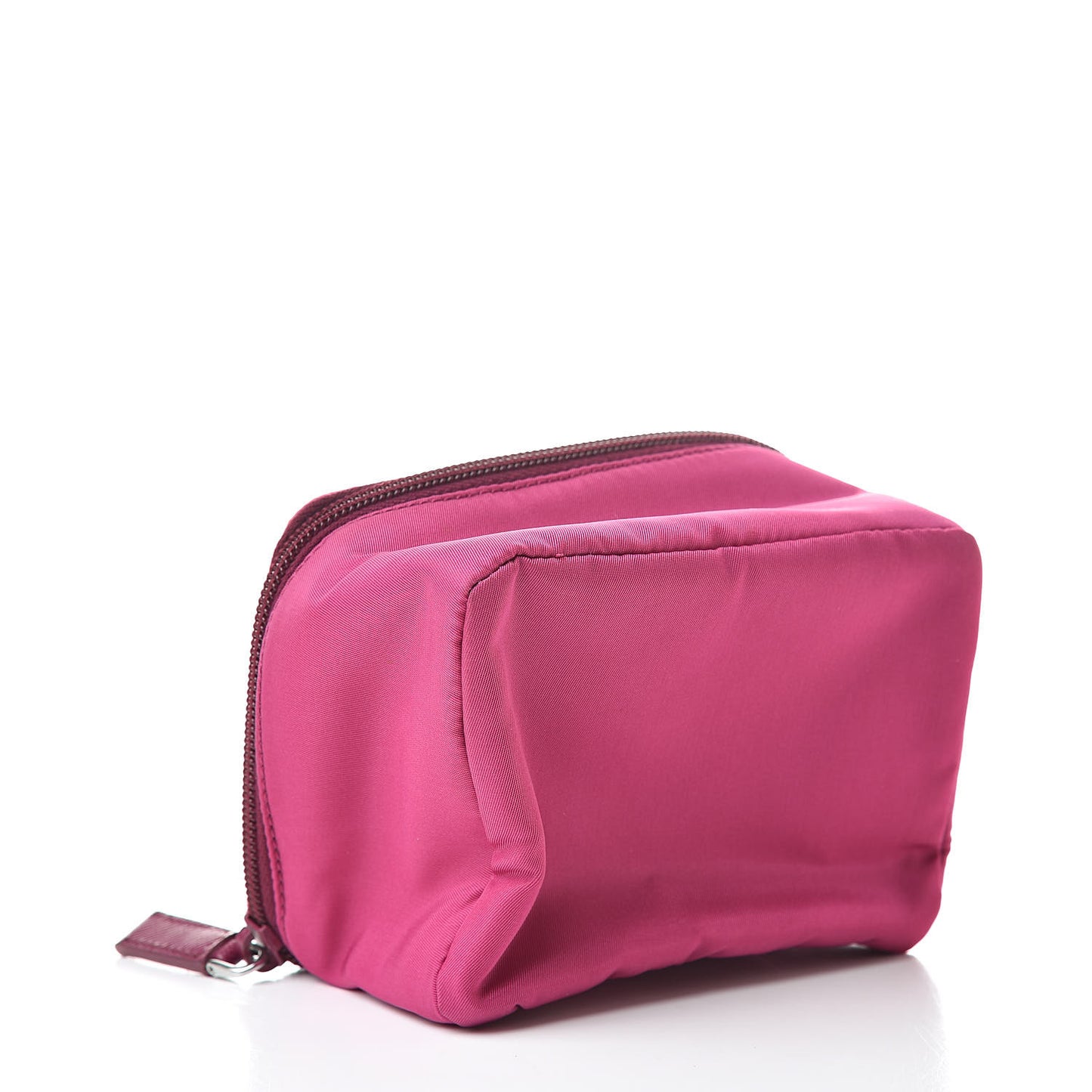 Nylon Vela Cosmetic Case Dark Pink
