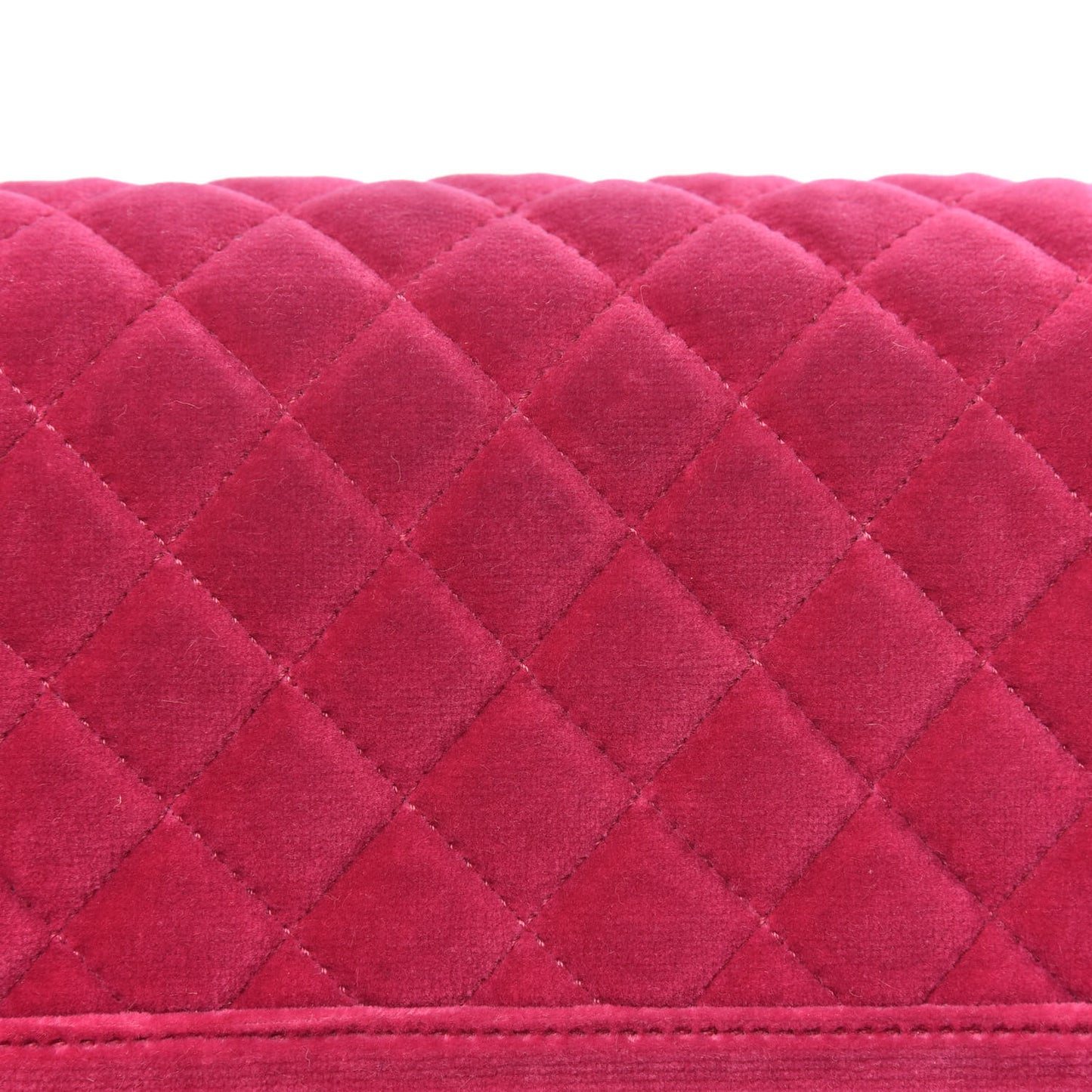 Velvet Quilted Small Boy Flap Pink