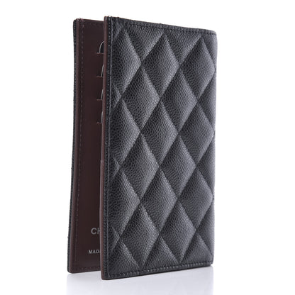 Chanel Caviar Quilted Passport Holder Black 3 of 8