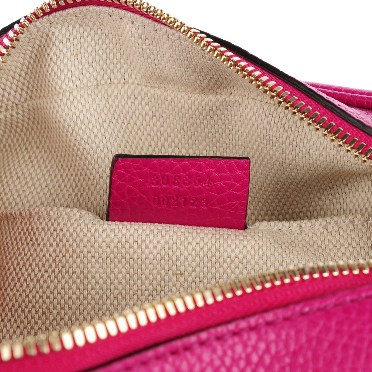 Cellarius Calfskin Small Soho Disco Bag Bright Bouganville