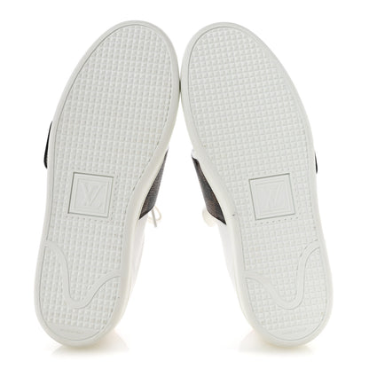 Louis Vuitton Damier Ebene Front Row Sneaker 37 White 6 of 10