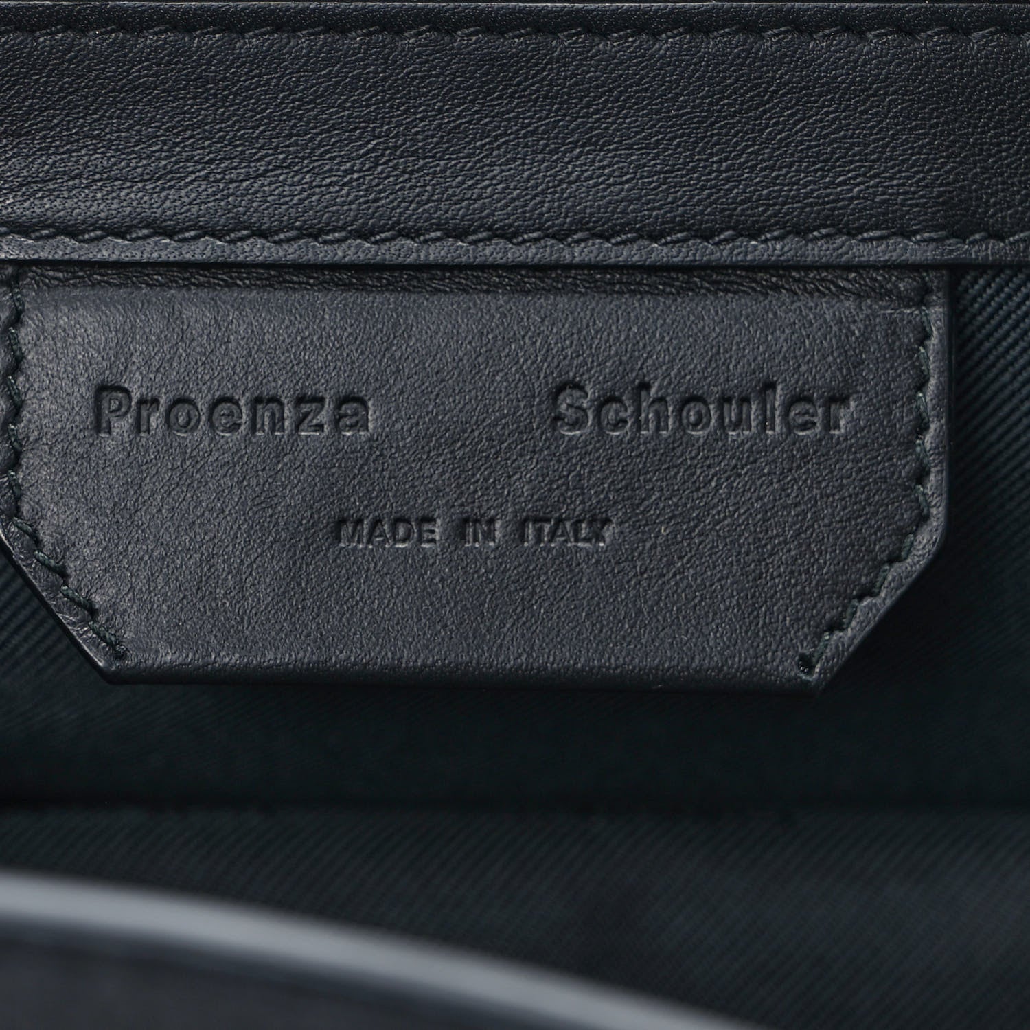 Proenza Schouler Lambskin Small PS1 Plus Zip Satchel Black 6 of 10