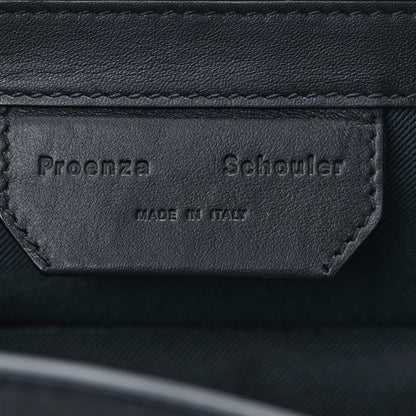Proenza Schouler Lambskin Small PS1 Plus Zip Satchel Black 6 of 10