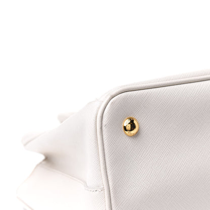Prada Saffiano Lux Medium Tote Talco 11 of 19