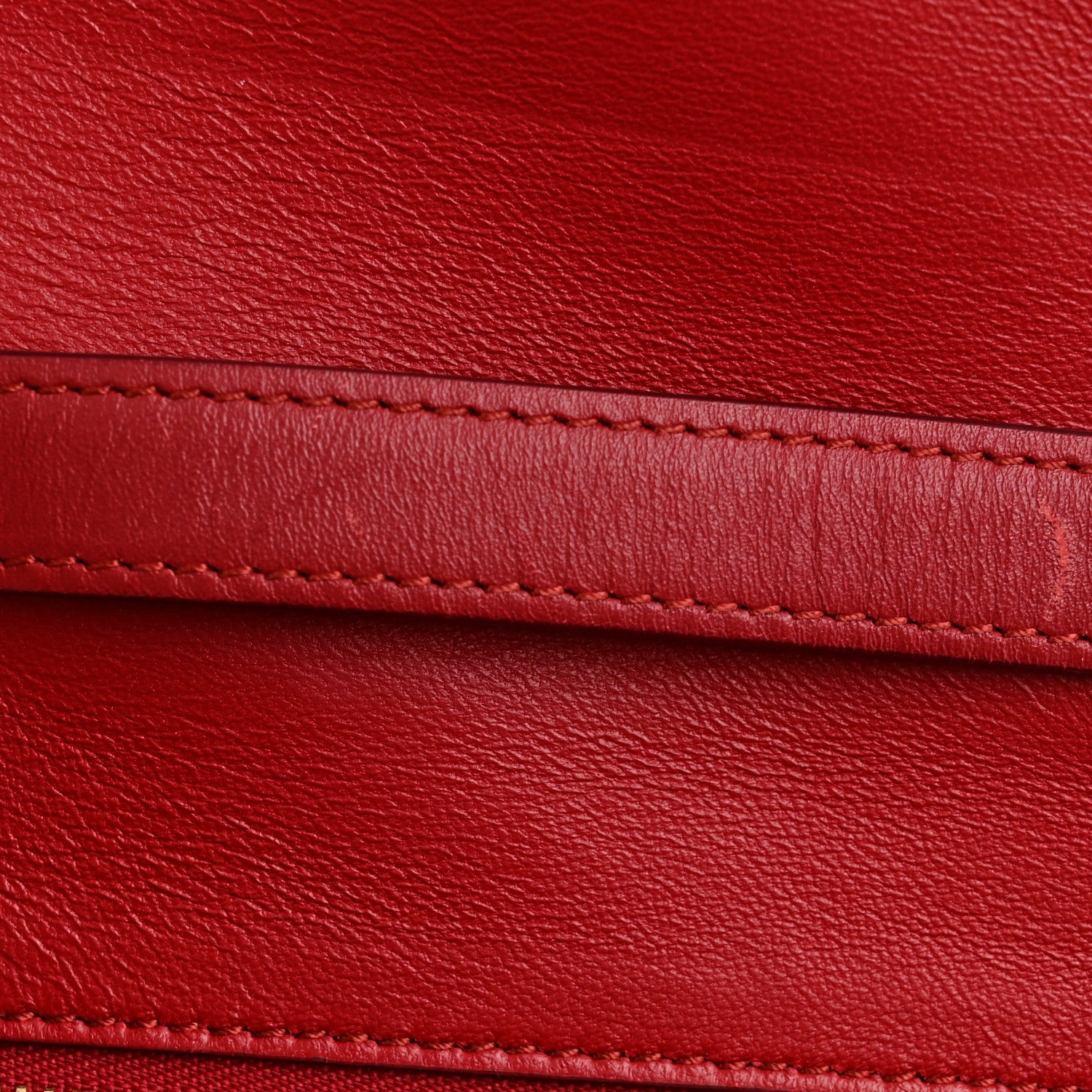 Celine Smooth Calfskin Small Classic Box Flap Bag Red 12 of 13