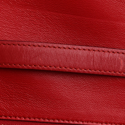 Celine Smooth Calfskin Small Classic Box Flap Bag Red 12 of 13