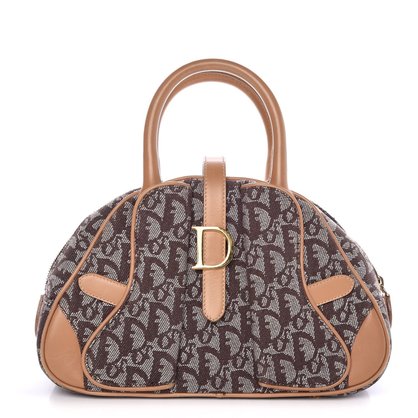 Monogram Mini Saddle Bowler Brown