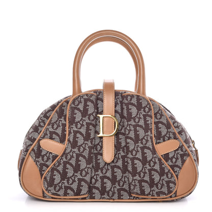 Christian Dior Monogram Mini Saddle Bowler Brown 1 of 7