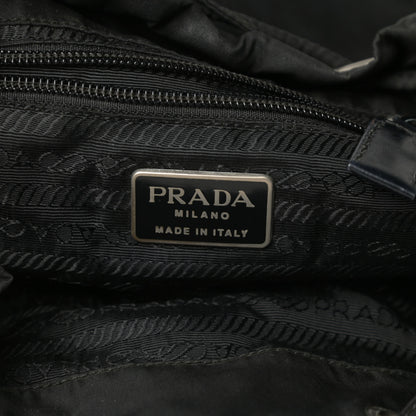 Prada Tessuto Nylon Vela Cinch Backpack Black 6 of 11