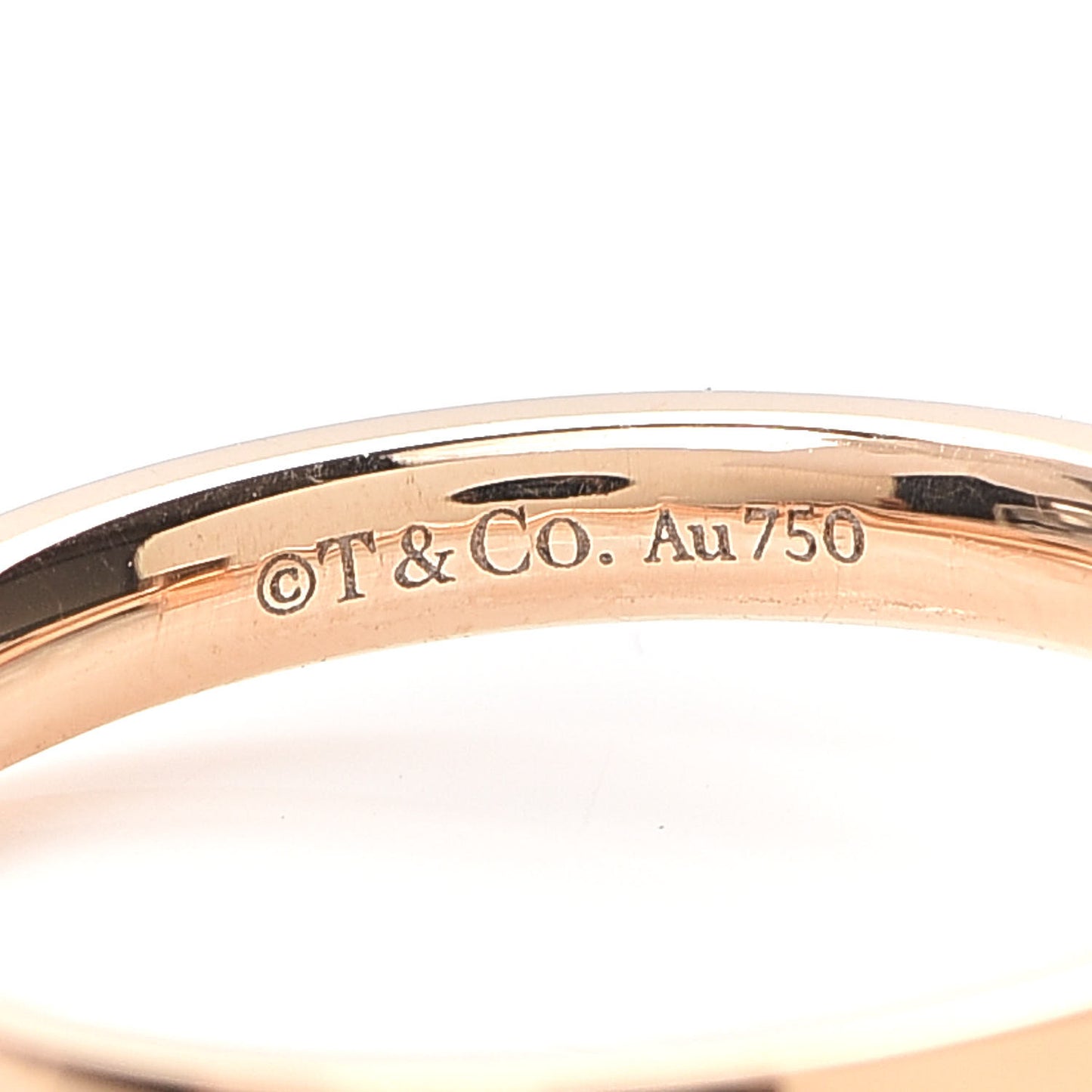 18K Rose Gold T T1 Ring 49 5
