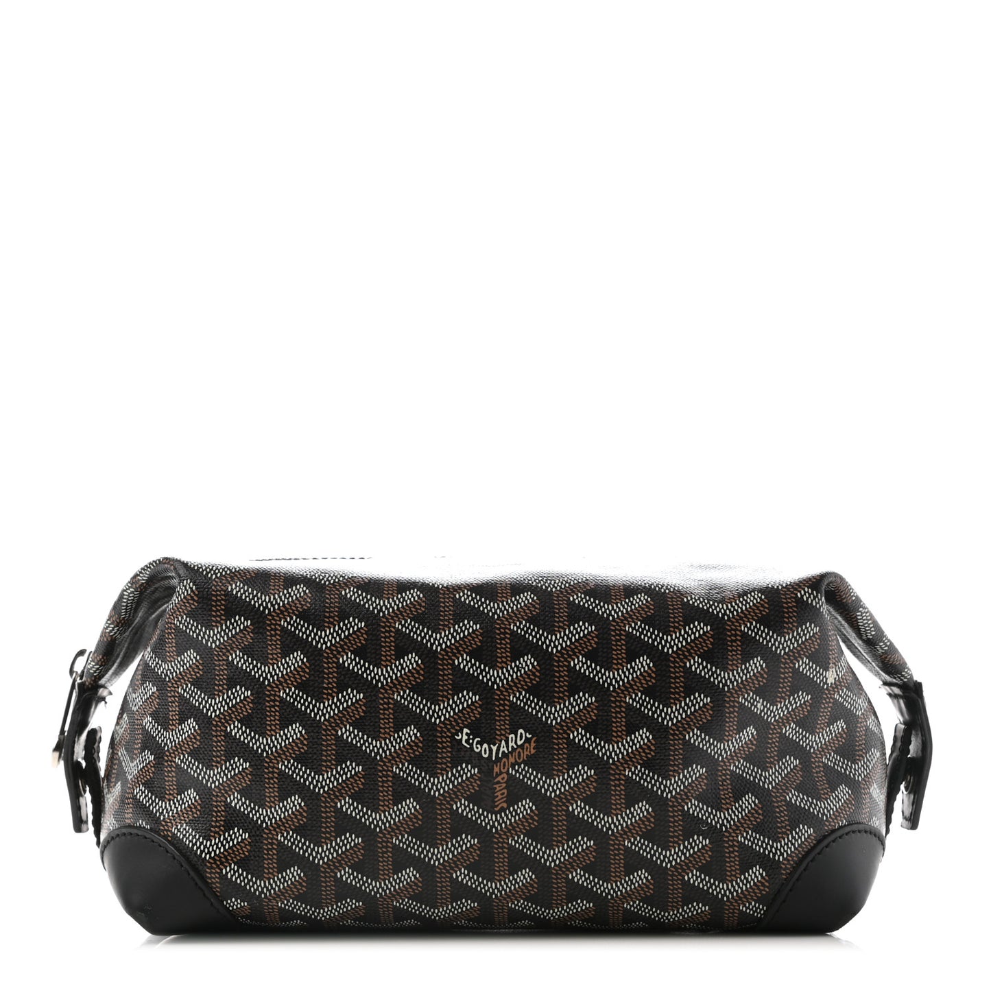 Goyardine Boeing 25 Trousse de Toilette Black