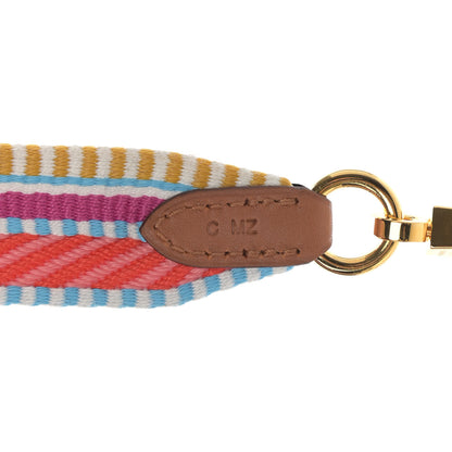 Hermes Toile Swift 25mm Sangle Cavale Shoulder Strap Magnolia Cappucine 4 of 4