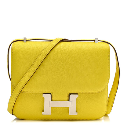 Hermes Chevre Chamkila Constance 18 Rouge H Juane Citron 1 of 11