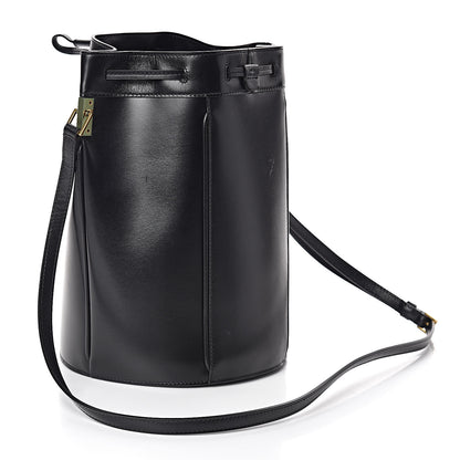Saint Laurent Smooth Calfskin Medium Talitha Bucket Bag Black 3 of 9