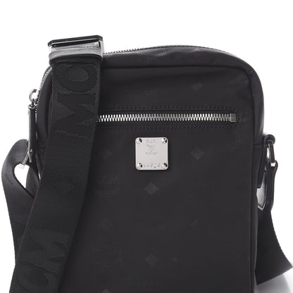 MCM Nylon Monogram Dieter Crossbody Black 8 of 8
