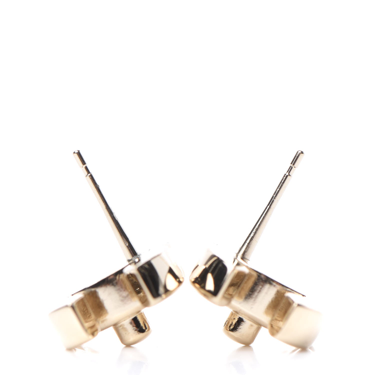 Chanel CC Turnlock Earrings Gold 3 of 5