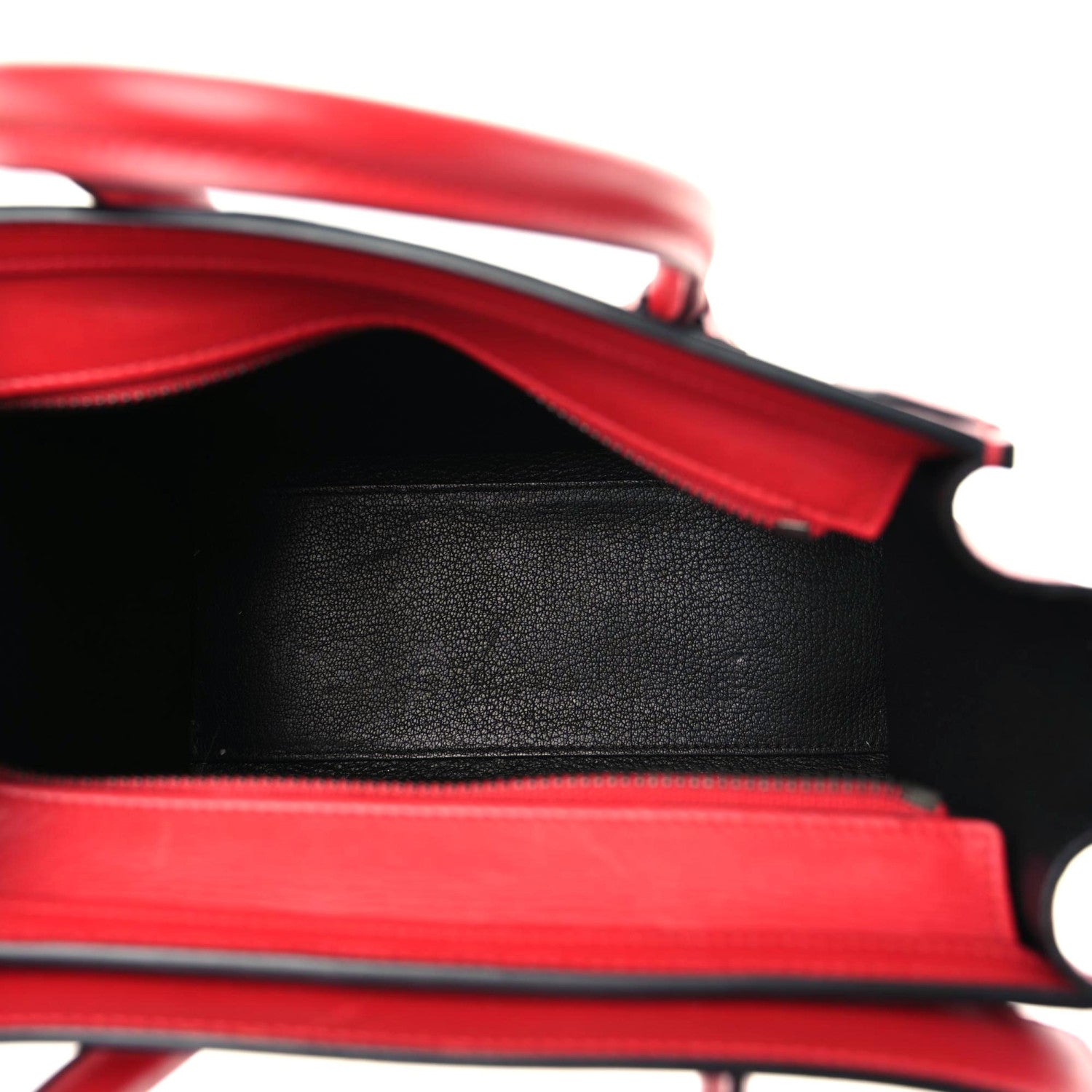 Celine Smooth Calfskin Nano Luggage Red 5 of 18