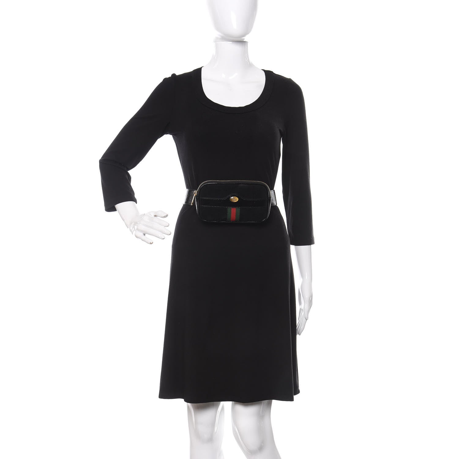 Gucci Suede Patent Ophidia Belted iPhone Case 85 34 Black 2 of 11