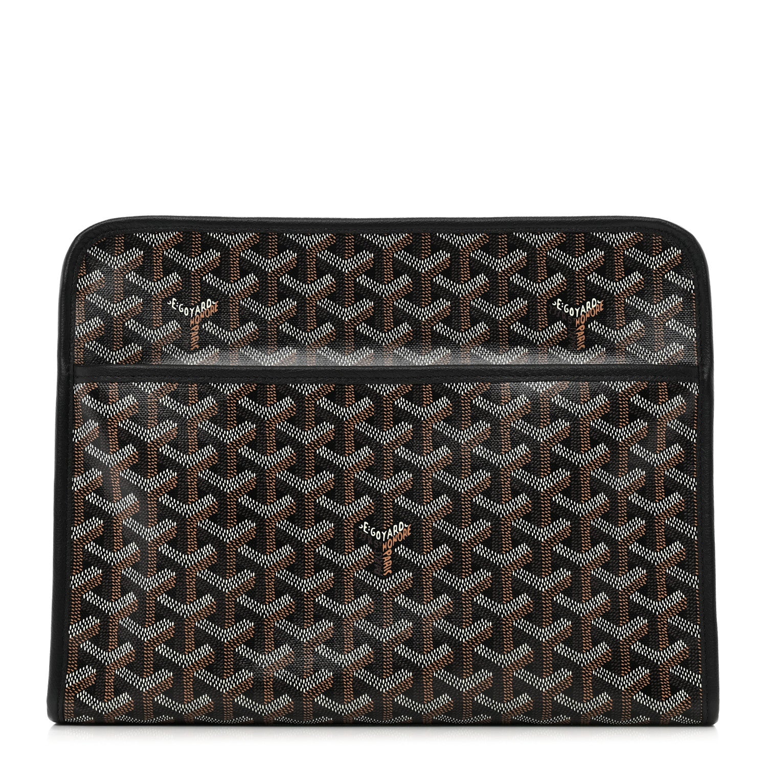Goyard Goyardine Jouvence GM Toiletry Pouch Black 1 of 7