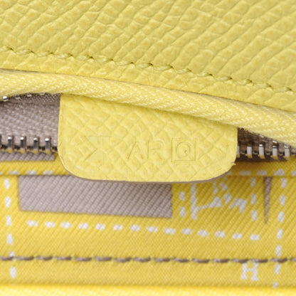 Hermes Epsom Silk In Wallet Soufre Sulfur 9 of 9