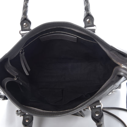 Balenciaga Chevre Silver Metallic Edge Hardware S City Gris Acier 6 of 10